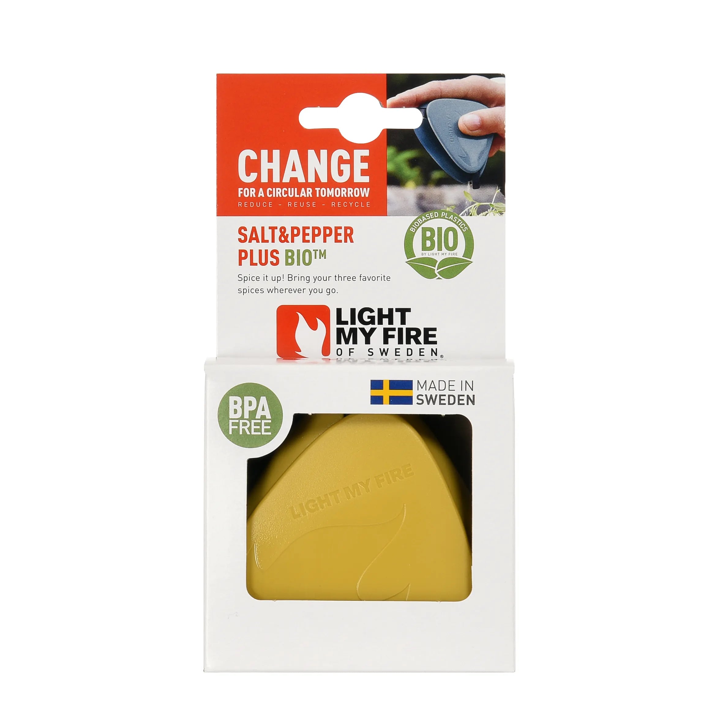 Salt&Pepper plus BIO - 2 in 1 Pfeffer und Salzstreuer fürs Camping