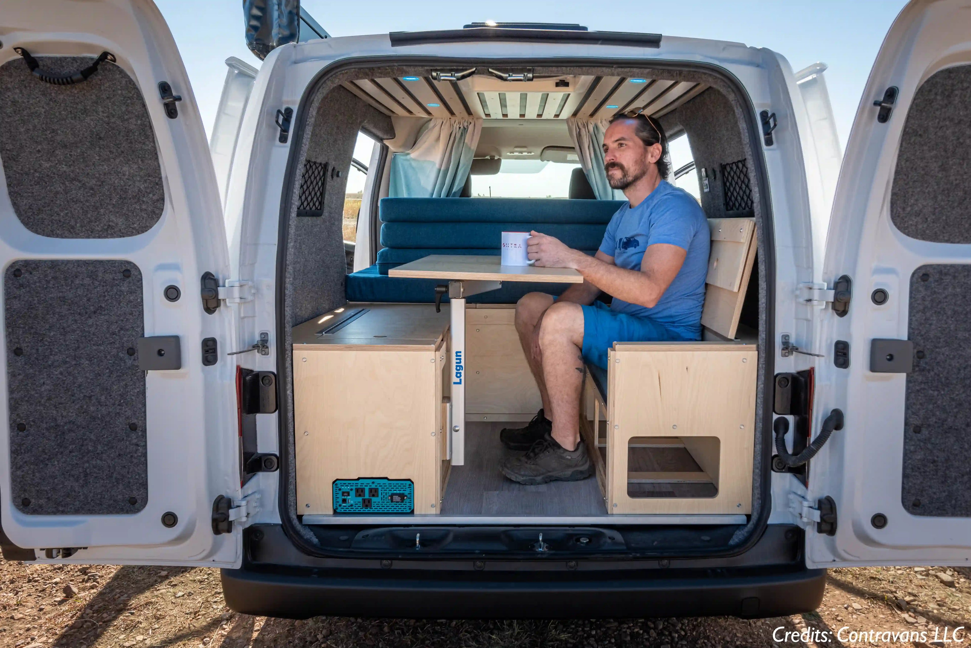 Lagun Tischgestell - flexibler Tisch für Wohnmobile &amp; Camper