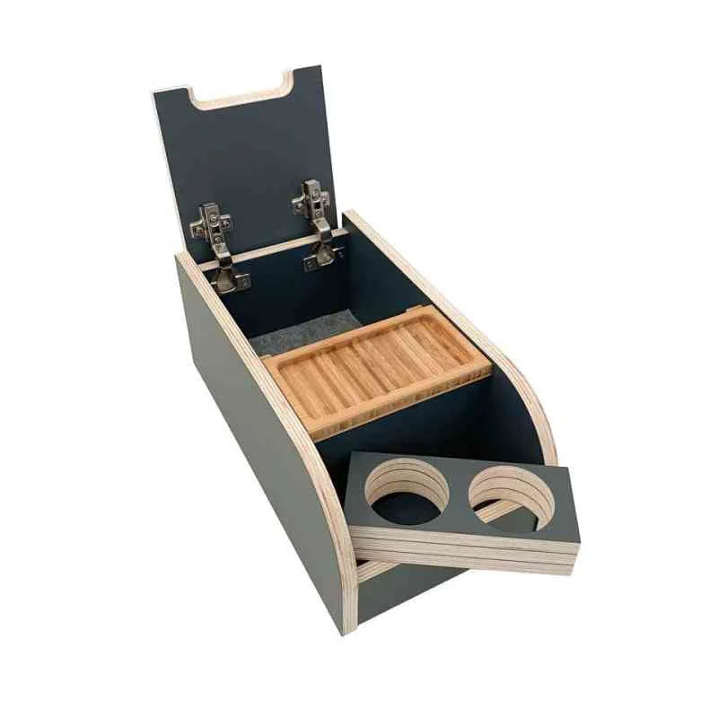 *Stock B* Coffre de rangement pour console centrale pour VW T5, T6, Bulli Bus & California