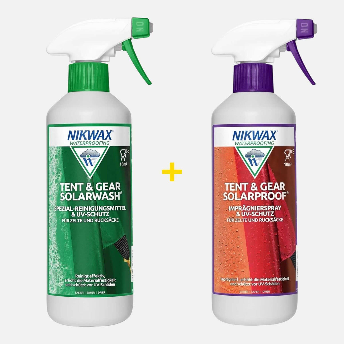 2er-Set Tent & Gear SolarWash und SolarProof – Originalbild von Horntools