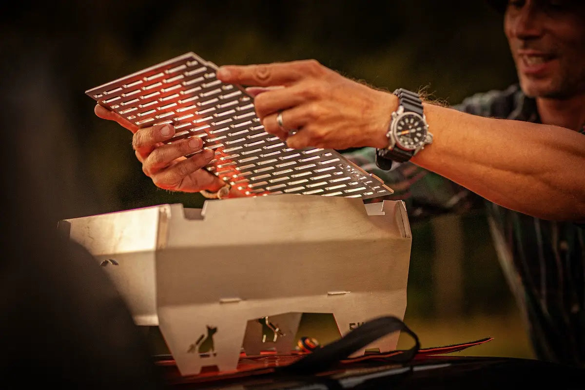 Skotti Grill 2.0 - Mobiler Steckgrill mit Gas