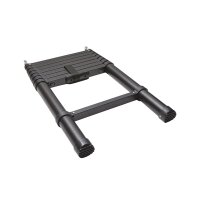 Vickywood Échelle alu 320 cm noir Tente rigide CUMARU
