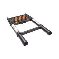 Vickywood Échelle alu 320 cm noir Tente rigide CUMARU