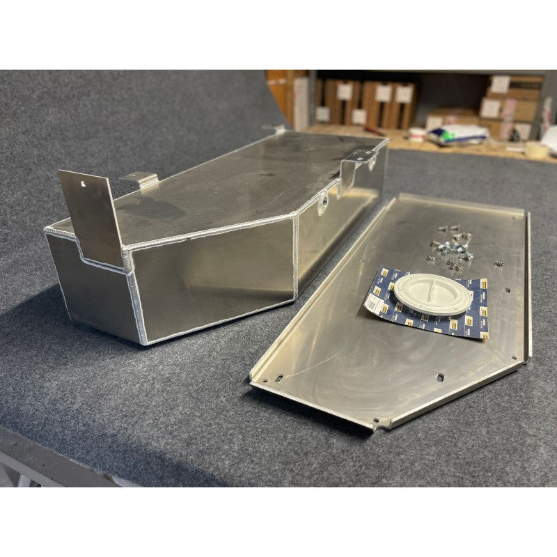 Wassertank 70 l Unterflur aus Aluminium Fahrerseite - Abwasser für MAN TGE VW Crafter ab 2017