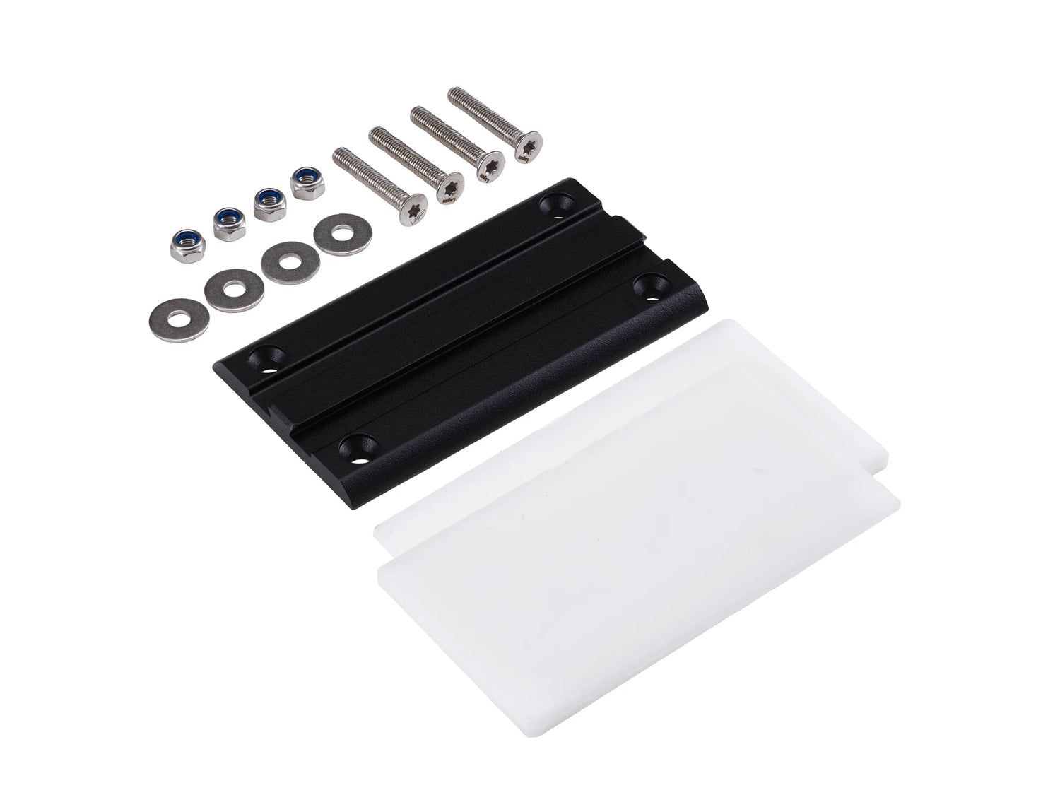 Lagun Tischgestell Set (Schwarz) mit zwei Armen und Verbindungsbolzen