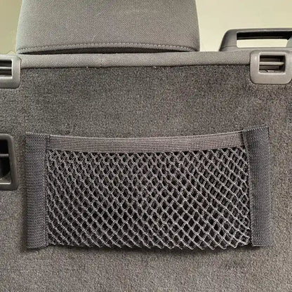 Velcro mesh pocket for car, van, motorhome for extra storage space