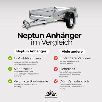 Neptun Pratik N7-202 ptw - Remorque pour voiture