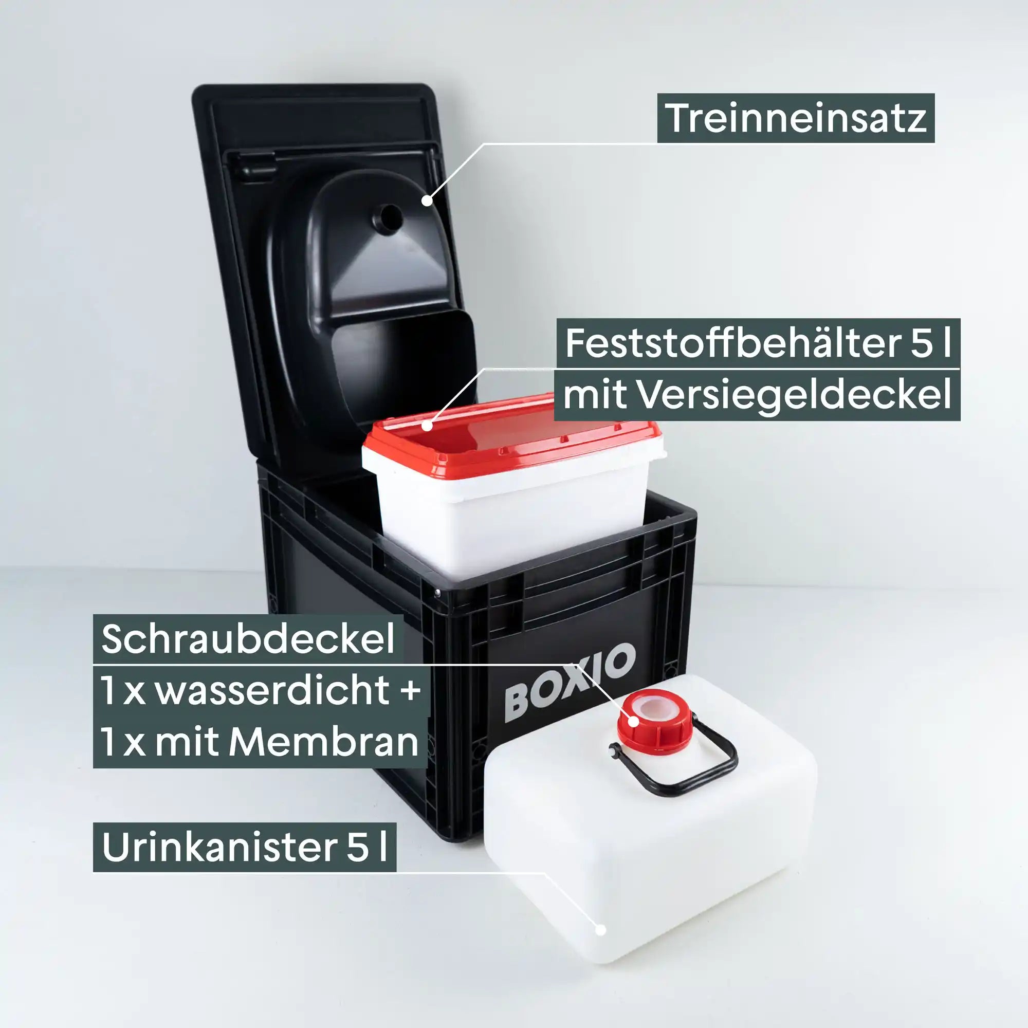 BOXIO - toilettes mobiles de séparation pour camping-cars