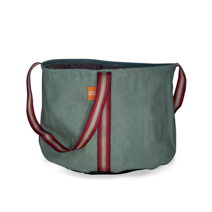 Folding bucket made of fabric in many designs, waterproof camping bucket