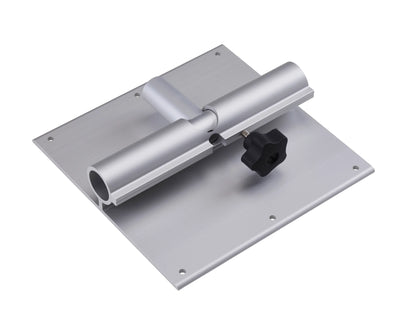 Lagun under table mounting plate with rotating and folding axis