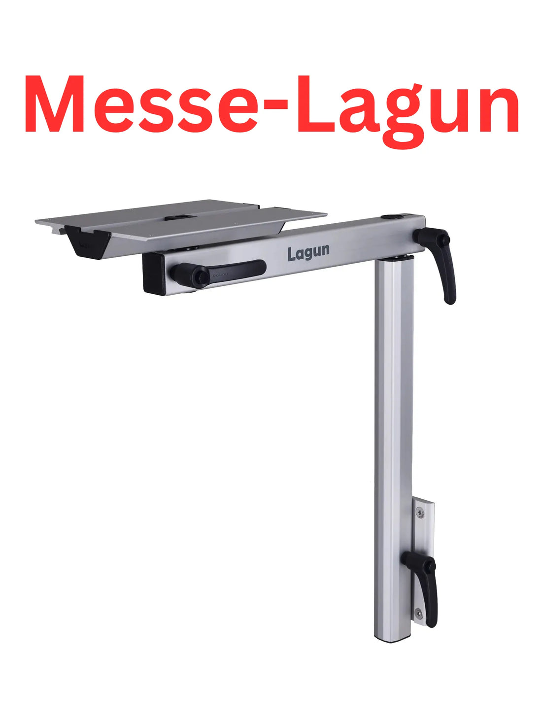 Messe-Lagun Tischgestell in schwarz &amp; silber - Standard Set