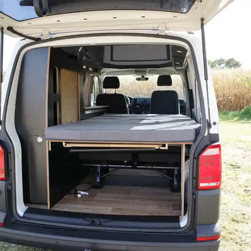 Kitchenette camping-car avec système de placards pour VW T5, T6.1, Bully