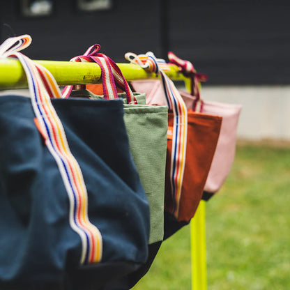 Folding bucket made of fabric in many designs, waterproof camping bucket