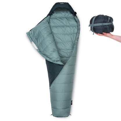 qeedo sleeping bag Asaka, warm down sleeping bag