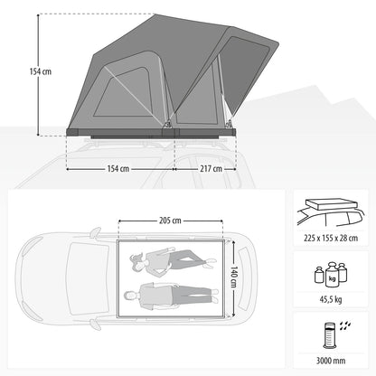 Qeedo Freedom Light L Rooftop Tent