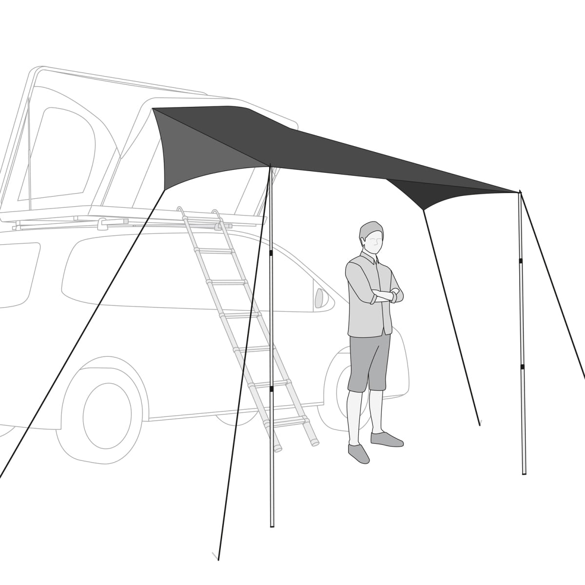 qeedo Freedom Tarp, Dachzelt Tarp – CAMPING-PIONEERS