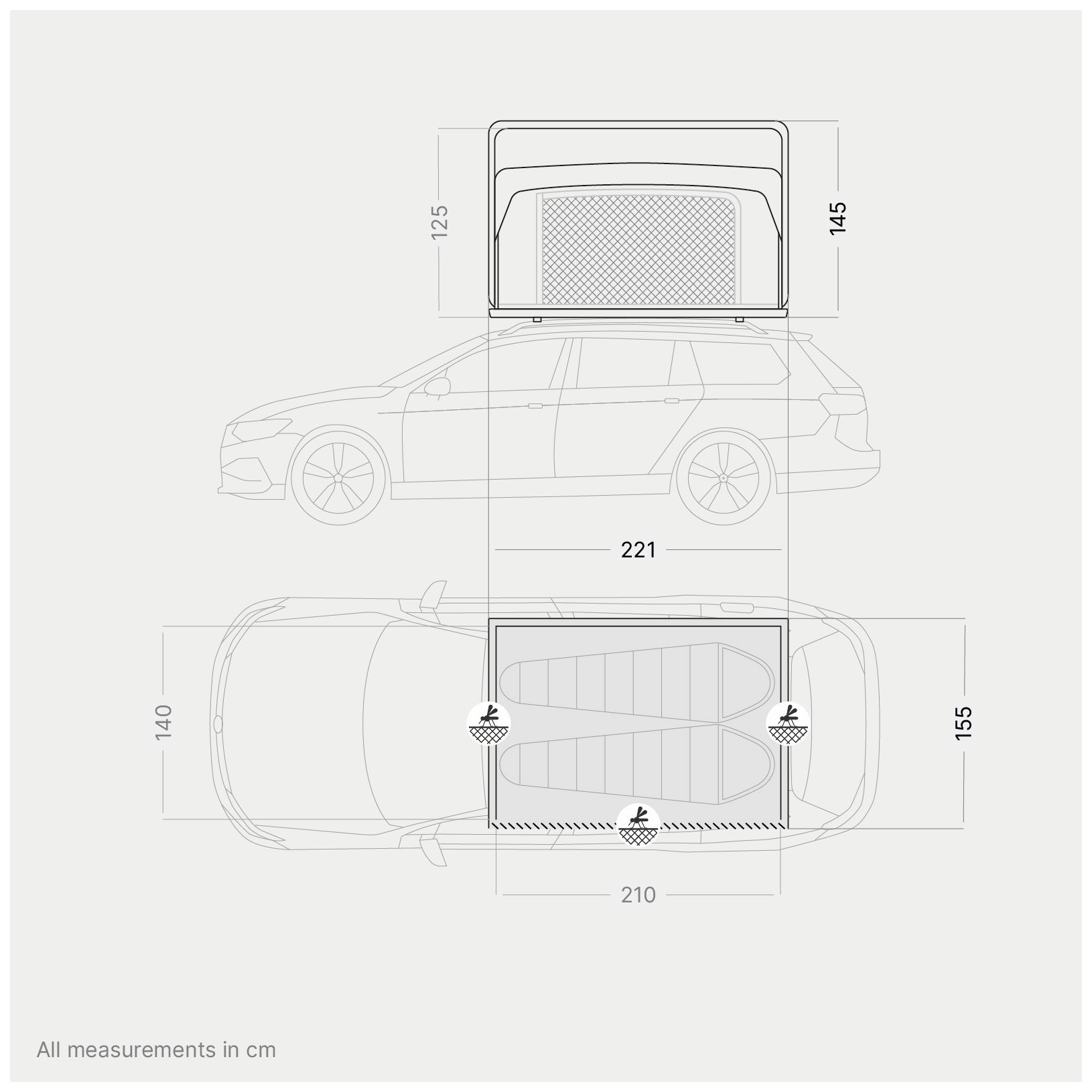 Roof tent qeedo Freedom Slim 2