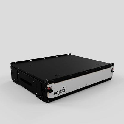 SQUIQ Traveler max – Kofferraumauszug mit Campingbox für Van, Caddy &amp; ID.Buzz