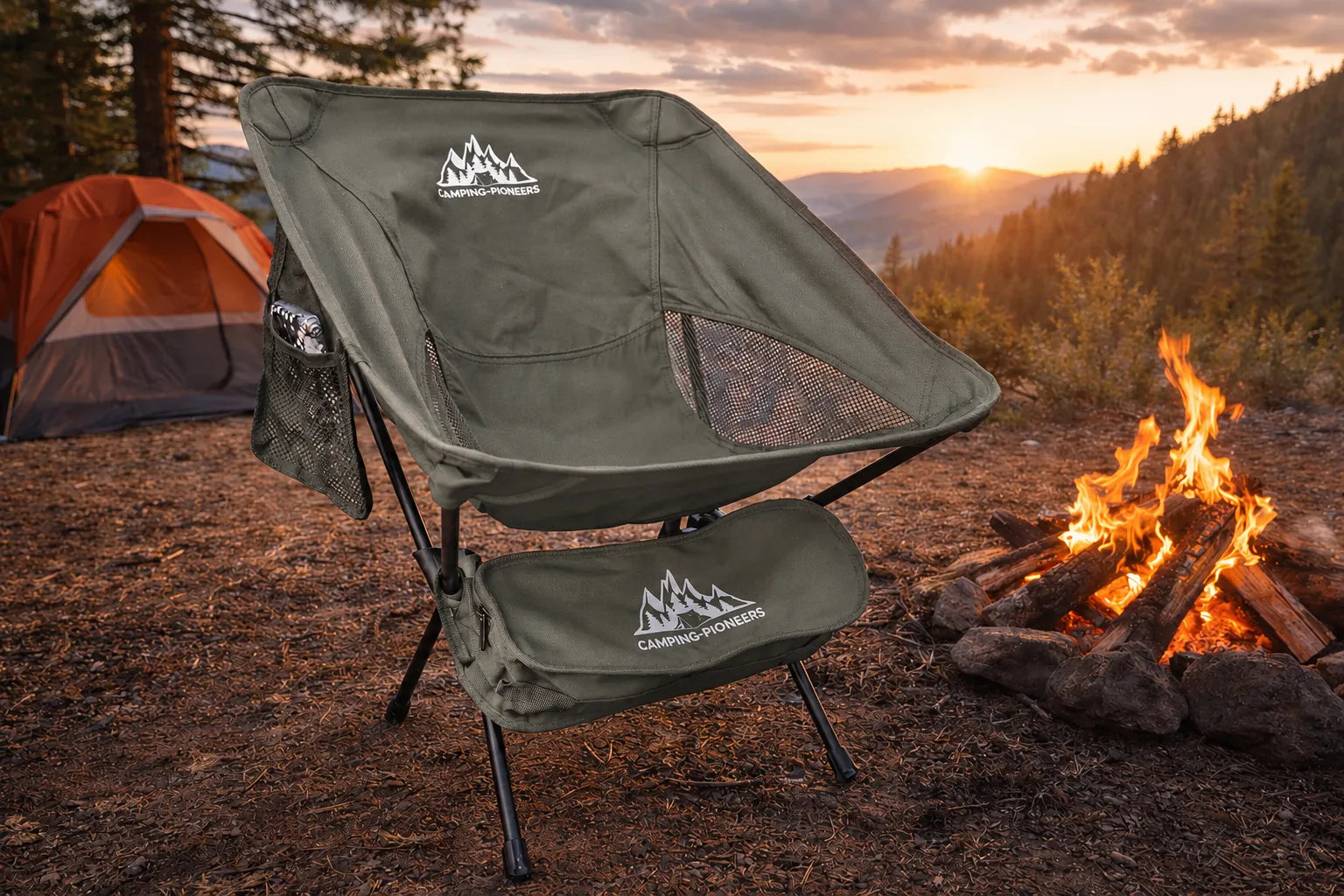 Kompakter Campingstuhl "Smart Pioneer" - Geringes Packmaß mit viel Stauraum