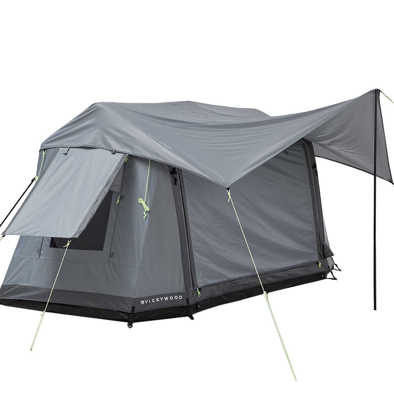 Vickywood Tente de camping gonflable autoportante 140 grise