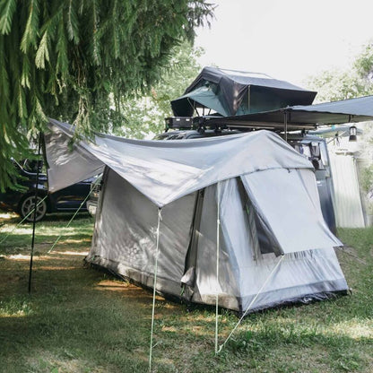 Vickywood Tente de camping gonflable autoportante 140 grise