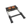 Vickywood Aluminum Telescopic Ladder 230 cm for Fold-Out Roof Tent with Angled Steps