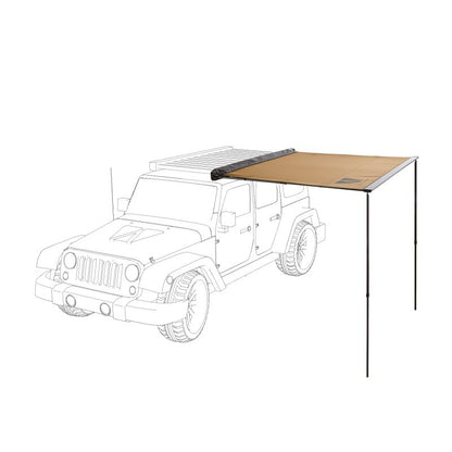 Vickywood Awning Mount, Shower Tent Mount CUMARU ECO 135 Black